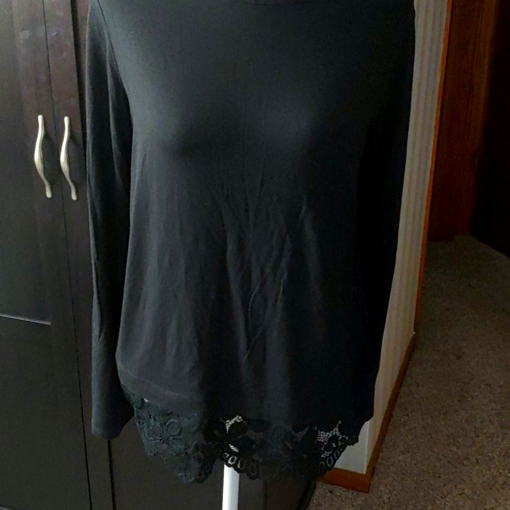 Black Rayon tunic